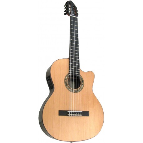 Kremona F65CW-7S - Guitare classique 4/4 ebene 7 cordes