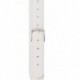 Lava Music LA-0056 - Courroie de guitare cuir synthétique blanc IDEAL STRAP