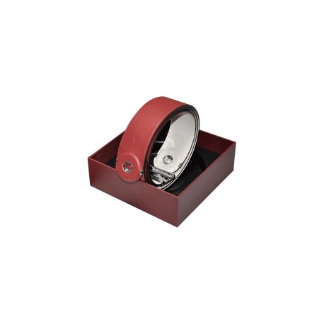 Lava Music LA-0046 - Courroie de guitare cuir synthétique rouge IDEAL STRAP