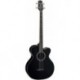 Takamine GB30CEBLK - Basse électro-acoustique noire 4 cordes