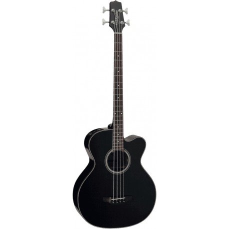 Takamine GB30CEBLK - Basse électro-acoustique noire 4 cordes