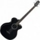 Takamine GB30CEBLK - Basse électro-acoustique noire 4 cordes