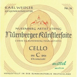 Nürnberger 639643 - Corde Violoncelle Künstler 1/4