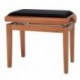 Gewa 130130 - Banquette Piano Deluxe Erable matt Assise noire