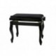 Gewa 130330 - Banquette Piano Deluxe Classic Noir brillant