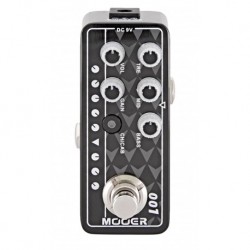 Mooer GASSTATION - Pédale préampli numérique type Hi-Gain moderne pour guitare électrique