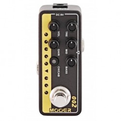 Mooer UKGOLD900 - Pédale préampli numérique type Classic British Crunch pour guitare électrique