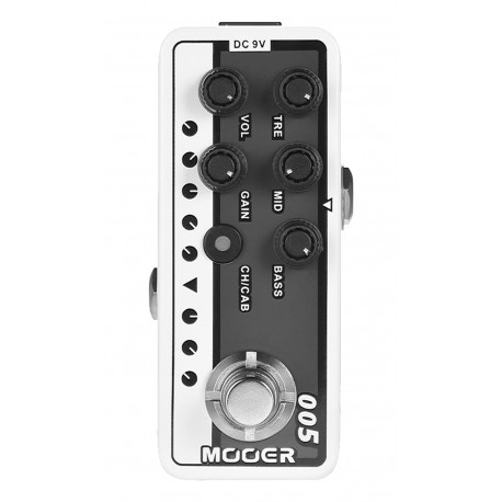 Mooer BROWNSOUND3 - Pédale préampli numérique type ampli signature VH V3 pour guitare électrique