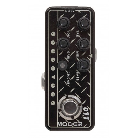 Mooer CALIDUAL - Pédale préampli numérique type Rock US pour guitare électrique