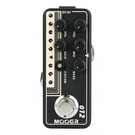 Mooer USGOLD100 - Pédale préampli numérique type Classic British Plexi pour guitare électrique