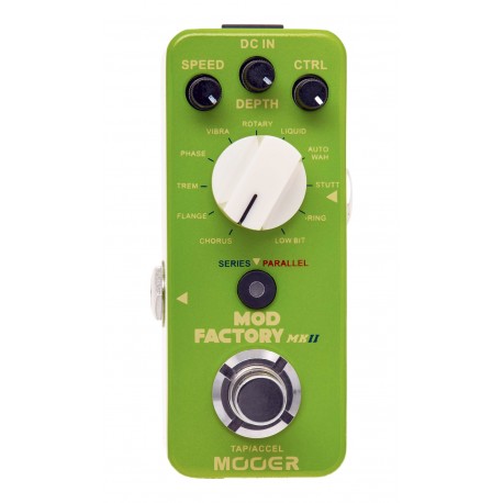 Mooer MFACTORYMK2 - Pédale multi-modulations numérique 11 algorithmes pour guitare électrique