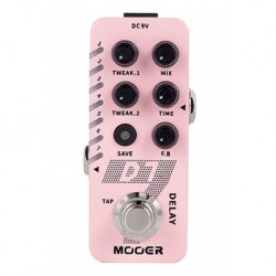 Mooer D7DELAY - Pédale de délais personnalisables et looper 150 secondes pour guitare électrique