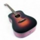 Cort E300VSB - Guitare acoustique dreadnough table épicéa Adirondack massif sunburst