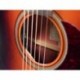 Cort E300VSB - Guitare acoustique dreadnough table épicéa Adirondack massif sunburst