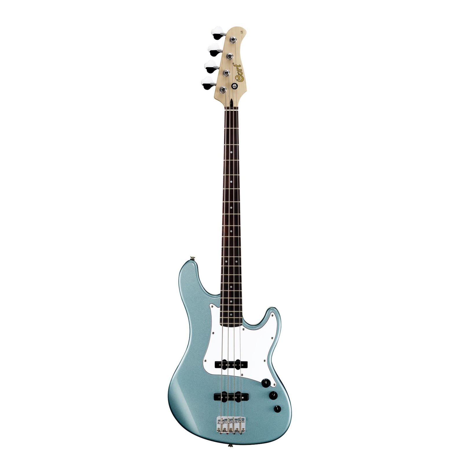 Cort GB54JJSPG - Basse électrique 4 cordes type Jazz Bass corps