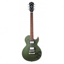 Cort CR150ODS - Guitare électrique type LP corps acajou olive satiné