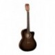 Cort JADEEN-BDBB - Guitare electro-nylon Jade E Nylon pan coupé table épicéa sillet 45 mm brown burst