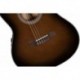 Cort JADEEN-BDBB - Guitare electro-nylon Jade E Nylon pan coupé table épicéa sillet 45 mm brown burst