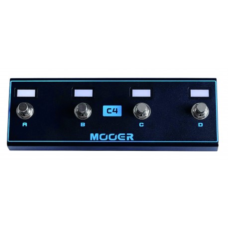 Mooer ASC4 - Footswitch sans fil compatible SD30 SD75 SD50A et OCEAN MACHINE