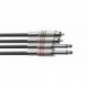 Stagg STC6PCM - Câble bretelle 2x Jack mono 6.35 mâle vers 2x RCA male 6 mètres