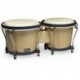 Stagg BW-70-N - Bongos traditionnels en bois 6" et 7"