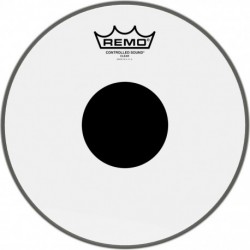 Remo CS-0310-10 - Peau CS Transparente 10" + rond noir pour Tom/ Caisse claire