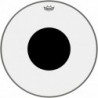 Remo CS-1322-10 - Peau CS Transparente 22" + rond noir pour Grosse caisse