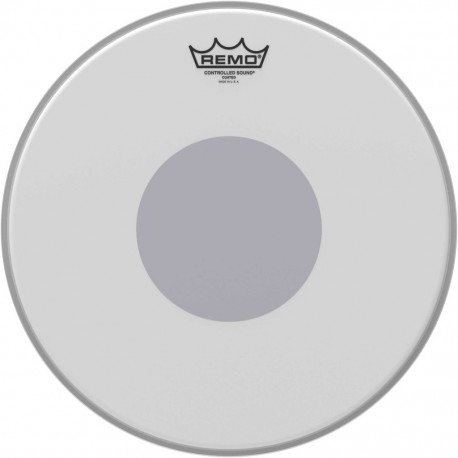 Remo CS-0114-10 - Peau CS sablée 14" + rond noir en-dessous pour Caisse claire