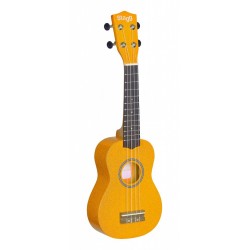 Stagg US-LEMON - Ukulele soprano avec housse en nylon noir