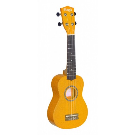 Stagg US-LEMON - Ukulele soprano avec housse en nylon noir