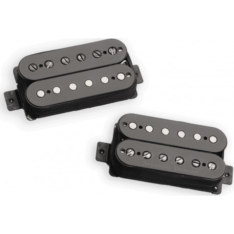 Seymour Duncan NGL-SNT-SET-P-6STR - Kit de 2 micros Humbuckers pour guitare electrique Nazgûl/Sentient noir