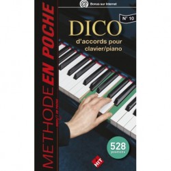 Music en Poche Dictionnaire d'accords pour clavier - Piano - Recueil