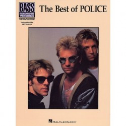 The Best Of Police: Bass Recorded Versions - Guitare basse - Recueil + CD
