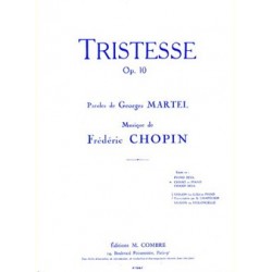 Frédéric Chopin - Tristesse Op.10 n°3 - Vocal and Piano - Recueil
