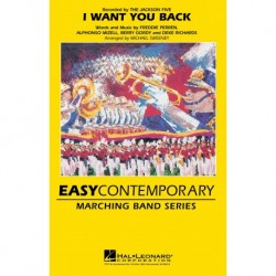 Alphonso Mizell/Berry Gordy/Deke Richards/Freddie Perren - I Want You Back - Marching Band - Conducteur + Parties