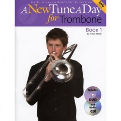 A New Tune A Day: Trombone - Book 1 - Trombone - Recueil + CD + DVD