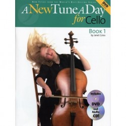 A New Tune A Day: Cello - Book 1 (DVD Edition) - Cello - Recueil + CD + DVD