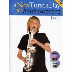 A New Tune A Day: Alto Saxophone - Book 1 - Saxophone Alto - Recueil + CD + DVD