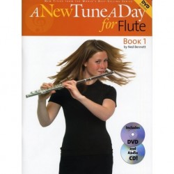 A New Tune A Day: Flute - Book 1 - Flûte Traversière - Recueil + CD + DVD