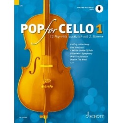 Michael Zlanabitnig - Pop For Cello Band 1 - 1-2 Cellos - Recueil + Enregistrement(s) en ligne