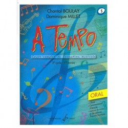 Chantal Boulay - A Tempo - Partie Orale - Volume 5 - Solfege - Recueil