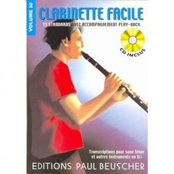 Clarinette facile Sib Vol.2 - Clarinette - Recueil + CD