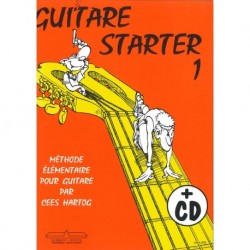 Cees Hartog - Guitare Starter Vol. 1 ( French ) - Guitare - Recueil + CD