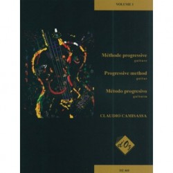 Claudio Camisassa - Méthode progressive, vol. 1 - Guitare - Méthode