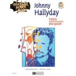 Johnny Hallyday - Guitare solo n°4 : Johnny Hallyday - Guitare - Recueil + CD