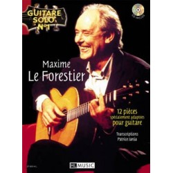 Maxime Leforestier - Guitare solo n°1 : Maxime Le Forestier - Guitare - Recueil + CD