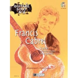 Francis Cabrel - Guitare solo n°8 : Francis Cabrel - Guitare - Recueil + CD