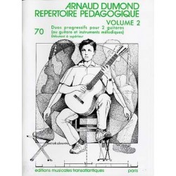 Arnaud Dumond - Répertoire Pédagogique Vol.2 - Ensemble de Guitares - Recueil