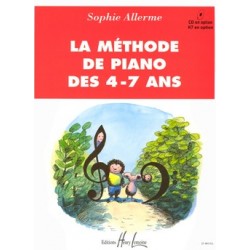 Sophie Allerme Londos - Méthode de piano des 4-7 ans - Piano - Recueil