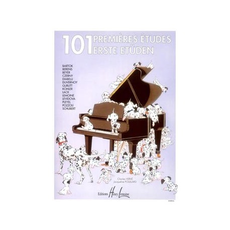 Charles Hervé/Jacqueline Pouillard - 101 Premieres Etudes - Piano - Recueil
